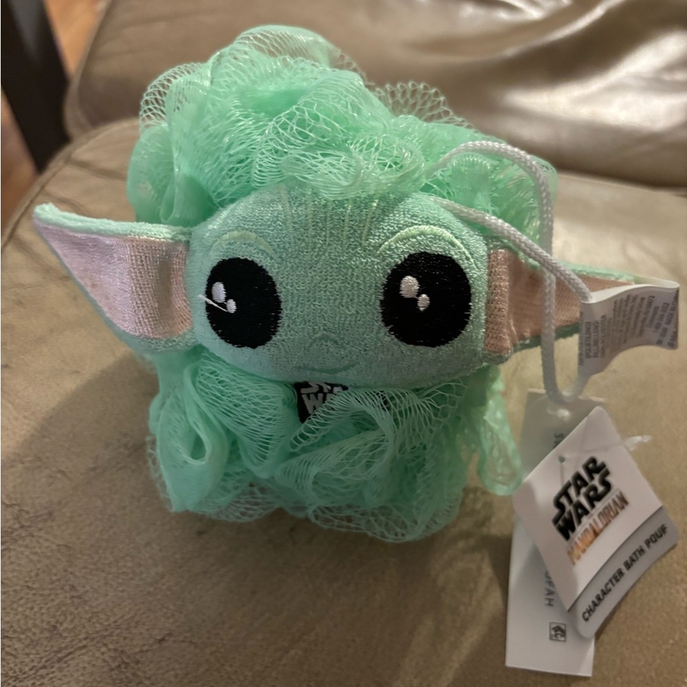 Star Wars Mandalorian Grugo shower bath puff